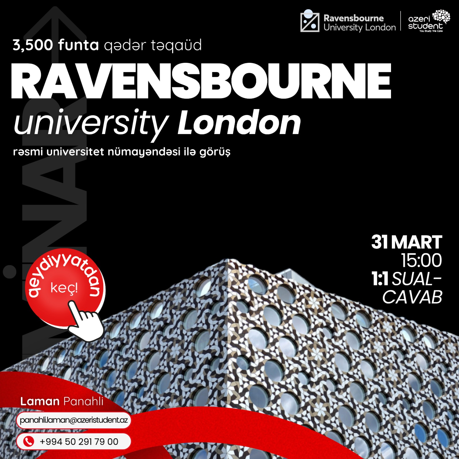 Ravensbourne University Nümayəndələrilə Görüş